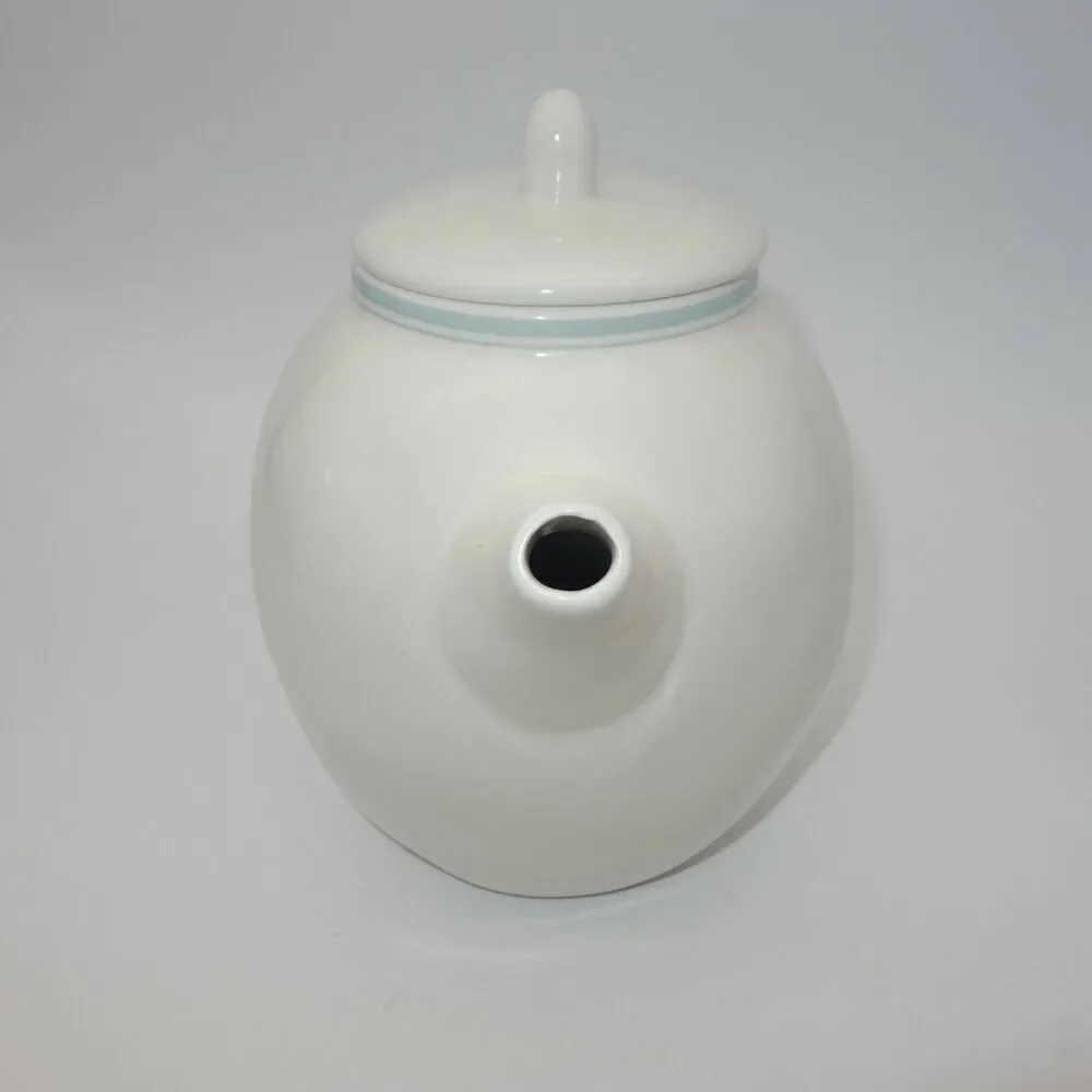 Rae Dunn Artisan by Magenta Blue Indigo Line Collection Teapot